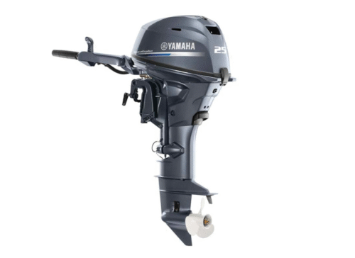 Yamaha 25hp Outboard | Tiller, Electric & Manual Start, 15" Shaft | F25SWHC