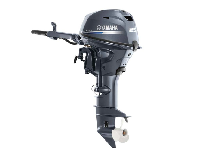 Yamaha 25hp Outboard | Tiller, Electric & Manual Start, 15" Shaft | F25SWHC