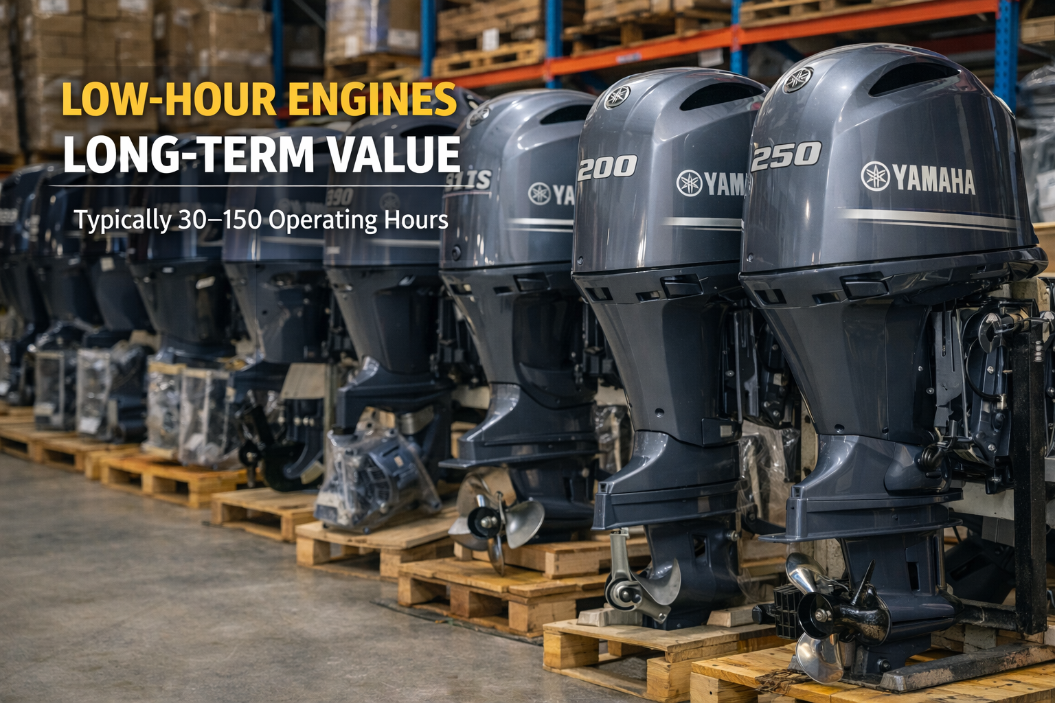 Low-Hour Engines, Long-Term Value outboard motors for sale